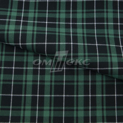Ткань костюмная Клетка 25577, т.зеленый/зеленый./ч/бел, 230 г/м2, шир.150 см - купить в Пензе. Цена 539.74 руб.