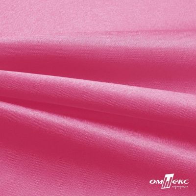 Поли креп-сатин 15-2215, 125 (+/-5) гр/м2, шир.150см, цвет розовый - купить в Пензе. Цена 155.57 руб.