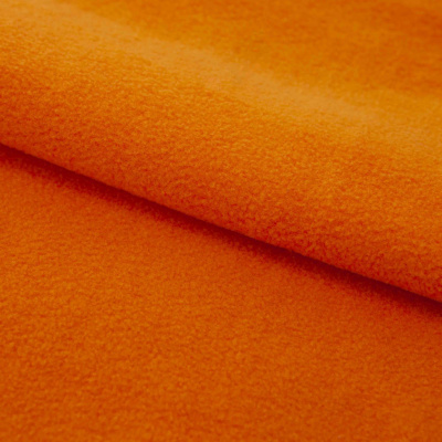 Флис DTY 16-1358, 250 г/м2, шир. 150 см, цвет оранжевый - купить в Пензе. Цена 640.46 руб.