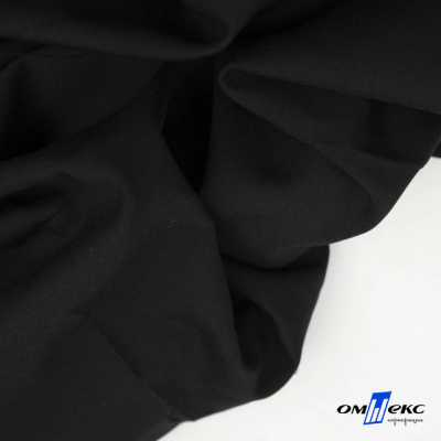 Ткань костюмная "Матте" 80% P, 16% R, 4% S, 170 г/м2, шир.150 см, цв-черный #1 - купить в Пензе. Цена 372.90 руб.