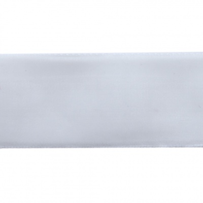 Лента бархатная нейлон, шир.25 мм, (упак. 45,7м), цв.01-белый - купить в Пензе. Цена: 981.09 руб.