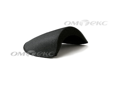Плечевые накладки OВТ-10, обшитые, цвет чёрный - купить в Пензе. Цена: 17.64 руб.