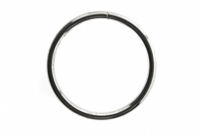 Кольцо металлическое №40 мм, цв.-никель - купить в Пензе. Цена: 4.45 руб.
