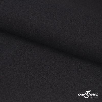 Трикотажное полотно "Монне" 100% полиэстр, 152см, 350 г/м2, чёрный, м - купить в Пензе. Цена 385 руб.