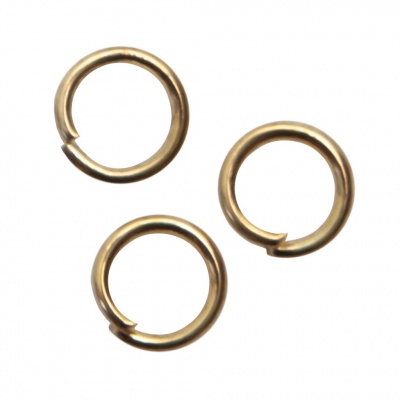 Кольцо  соединительное для бижутерии 5 мм, цв.-золото - купить в Пензе. Цена: 0.44 руб.