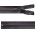 Молния водонепроницаемая PVC Т-7, 60 см, разъемная, цвет (301) т.серый - купить в Пензе. Цена: 49.39 руб.