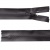 Молния водонепроницаемая PVC Т-7, 20 см, неразъемная, цвет (301)-т.серый - купить в Пензе. Цена: 21.56 руб.