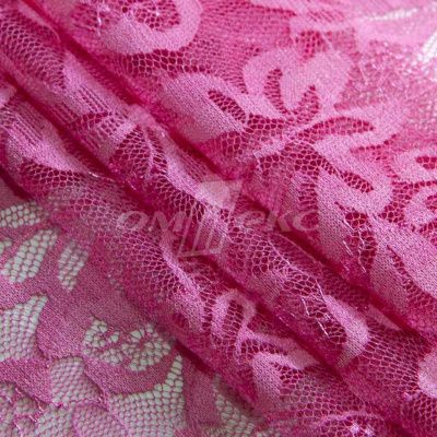 Кружевное полотно стрейч XD-WINE, 100 гр/м2, шир.150см, цвет розовый - купить в Пензе. Цена 1 851.10 руб.
