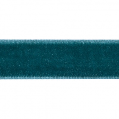 Лента бархатная нейлон, шир.12 мм, (упак. 45,7м), цв.65-изумруд - купить в Пензе. Цена: 392 руб.