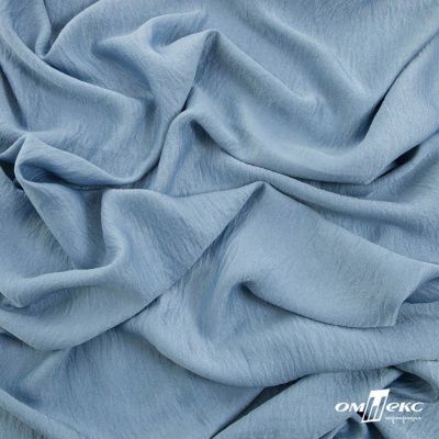 Ткань плательная Муар, 100% полиэстер,165 (+/-5) гр/м2, шир. 150 см, цв. Серо-голубой - купить в Пензе. Цена 215.65 руб.