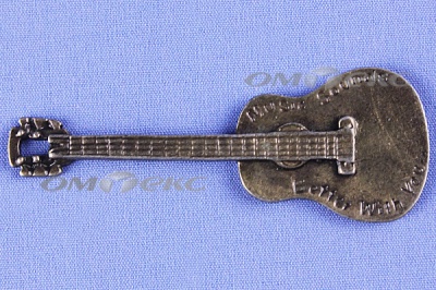 Декоративный элемент для творчества из металла "Гитара"  - купить в Пензе. Цена: 19.99 руб.