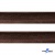 Кант атласный 074, шир. 12 мм (в упак. 65,8 м), цвет коричневый - купить в Пензе. Цена: 237.16 руб.