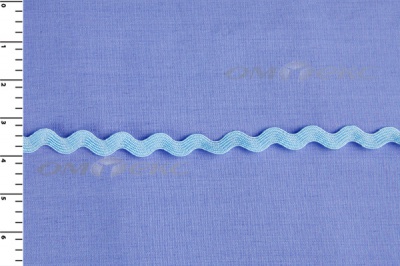 Тесьма плетеная "Вьюнчик"/голубой - купить в Пензе. Цена: 37.29 руб.