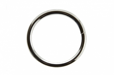 Кольцо металлическое d-3 х 32 мм, цв.-никель - купить в Пензе. Цена: 3.92 руб.