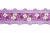 Тесьма декоративная 0385-6169, шир. 25 мм/уп. 22,8+/-1 м, цвет 01-фиолетовый - купить в Пензе. Цена: 387.43 руб.