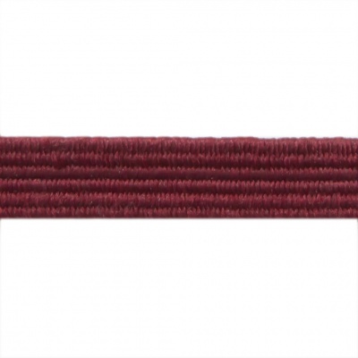 Резиновые нити с текстильным покрытием, шир. 6 мм ( упак.30 м/уп), цв.- 88-бордо - купить в Пензе. Цена: 155.22 руб.