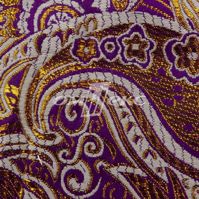 Ткань костюмная жаккард №9, 140 гр/м2, шир.150см, цвет фиолет - купить в Пензе. Цена 387.20 руб.