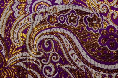 Ткань костюмная жаккард №9, 140 гр/м2, шир.150см, цвет фиолет - купить в Пензе. Цена 387.20 руб.