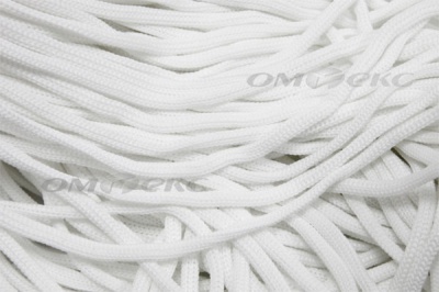 Шнур Т-02 (4с2) мелкое плетение 4мм 100 м белый - купить в Пензе. Цена: 2.50 руб.