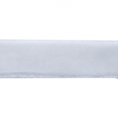 Лента бархатная нейлон, шир.12 мм, (упак. 45,7м), цв.01-белый - купить в Пензе. Цена: 462.28 руб.