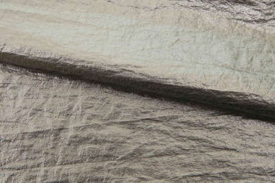 Текстильный материал "Диско"#1805 с покрытием РЕТ, 40гр/м2, 100% полиэстер, цв.6-тем.серебро - купить в Пензе. Цена 412.36 руб.