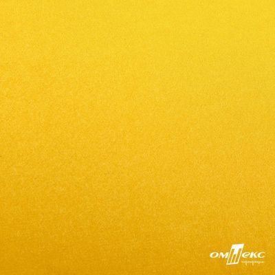 Поли креп-сатин 13-0859, 125 (+/-5) гр/м2, шир.150см, цвет жёлтый - купить в Пензе. Цена 155.57 руб.
