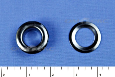 Люверсы металлические, блочка/кольцо, №5 (8 мм) упак.1000 шт- цв.никель - купить в Пензе. Цена: 392 руб.