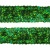 Тесьма с пайетками D4, шир. 20 мм/уп. 25+/-1 м, цвет зелёный - купить в Пензе. Цена: 778.19 руб.