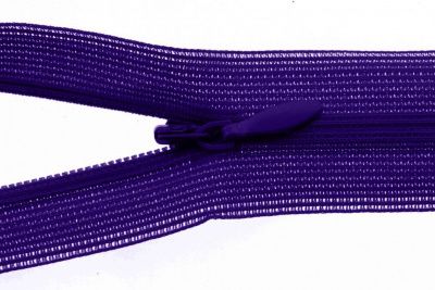 Молния потайная Т3 866, 50 см, капрон, цвет фиолетовый - купить в Пензе. Цена: 8.62 руб.