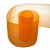 Лента капроновая "Гофре", шир. 110 мм/уп. 50 м, цвет оранжевый - купить в Пензе. Цена: 26.93 руб.