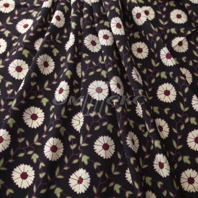 Плательная ткань "Фламенко" 10.1, 80 гр/м2, шир.150 см, принт растительный - купить в Пензе. Цена 241.49 руб.