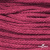 Шнур плетеный d-6 мм, 70% хлопок 30% полиэстер, уп.90+/-1 м, цв.1068-фуксия - купить в Пензе. Цена: 588 руб.