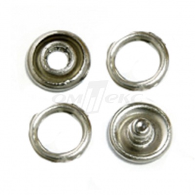 Кнопки рубашечные 10,5 мм никель New Star (кольцо) - купить в Пензе. Цена: 5.80 руб.
