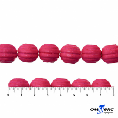 0309-Бусины деревянные "ОмТекс", 16 мм, упак.50+/-3шт, цв.023-розовый - купить в Пензе. Цена: 62.22 руб.