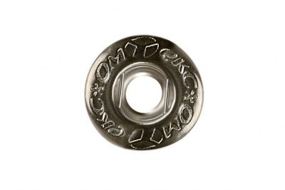 Кнопка металлическая "Альфа" с пружиной, 15 мм (уп. 720+/-20 шт), цвет никель - купить в Пензе. Цена: 1 466.73 руб.