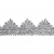 Тесьма металлизированная 0384-0240, шир. 40 мм/уп. 25+/-1 м, цвет серебро - купить в Пензе. Цена: 490.74 руб.