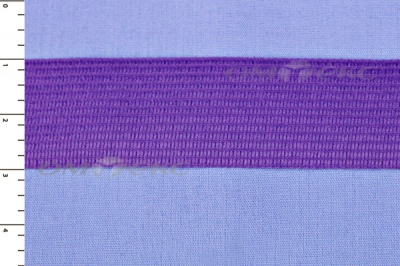 Окантовочная тесьма №0225, шир. 22 мм (в упак. 100 м), цвет фиолет - купить в Пензе. Цена: 271.60 руб.