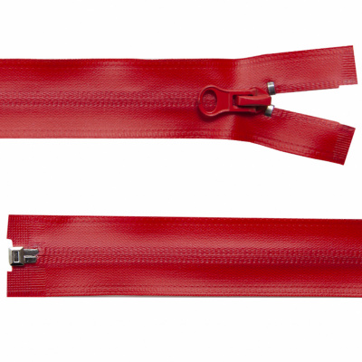 Молния водонепроницаемая PVC Т-7, 60 см, разъемная, цвет (820) красный - купить в Пензе. Цена: 49.39 руб.