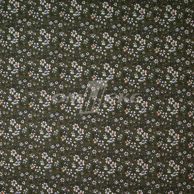 Плательная ткань "Фламенко" 11.2, 80 гр/м2, шир.150 см, принт растительный - купить в Пензе. Цена 259.21 руб.