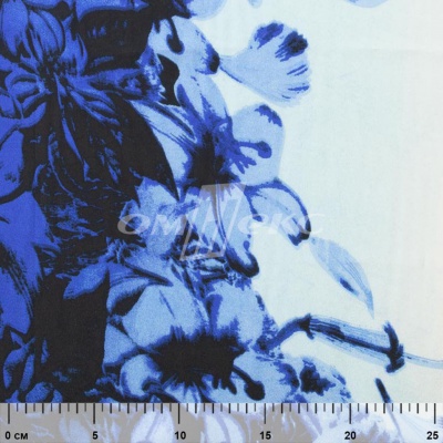 Плательная ткань "Фламенко" 19.1, 80 гр/м2, шир.150 см, принт растительный - купить в Пензе. Цена 241.49 руб.