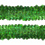 Тесьма с пайетками D4, шир. 30 мм/уп. 25+/-1 м, цвет зелёный - купить в Пензе. Цена: 1 087.39 руб.