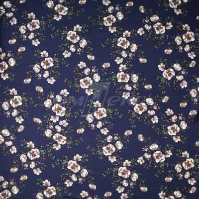 Плательная ткань "Фламенко" 3.2, 80 гр/м2, шир.150 см, принт растительный - купить в Пензе. Цена 239.03 руб.