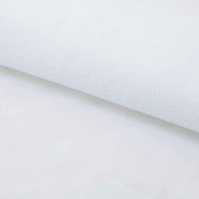 Флис DTY 240 г/м2, White/белый, 150 см (2,77м/кг) - купить в Пензе. Цена 640.46 руб.