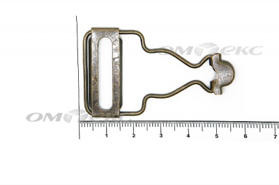 Застежки для комбинезонов металлическая 32 мм Никель (20ШТ)  - купить в Пензе. Цена: 3.18 руб.