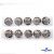 119-02 Кнопки пришивные декоративные металл 25 мм, цв.-никель - купить в Пензе. Цена: 30.23 руб.