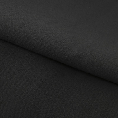 Костюмная ткань "Элис", 220 гр/м2, шир.150 см, цвет чёрный - купить в Пензе. Цена 308 руб.