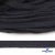 Шнур плетеный d-8 мм плоский, 70% хлопок 30% полиэстер, уп.85+/-1 м, цв.1010-т.синий - купить в Пензе. Цена: 735 руб.