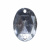 Стразы пришивные акриловые арт.#39/10 - "Кристал", 10х14 мм - купить в Пензе. Цена: 0.69 руб.