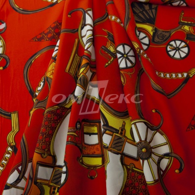 Плательная ткань "Фламенко" 16.1, 80 гр/м2, шир.150 см, принт этнический - купить в Пензе. Цена 243.96 руб.