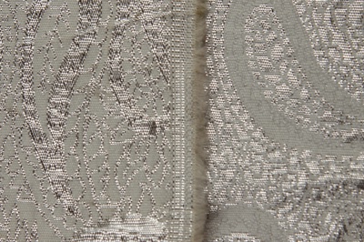 Ткань костюмная жаккард, 135 гр/м2, шир.150см, цвет белый№19 - купить в Пензе. Цена 441.94 руб.